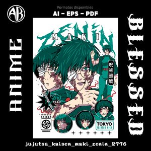 Jujutsu Kaisen - Maki Zenin-Vector - SKU2776