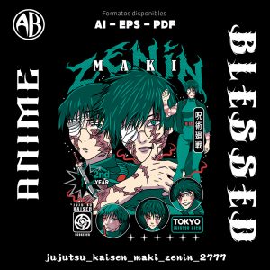 Jujutsu Kaisen - Maki Zenin-Vector - SKU2777