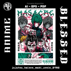 Jujutsu Kaisen - Maki Zenin-Vector - SKU2782