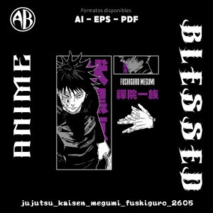 Jujutsu Kaisen - Megumi Fushiguro-Vector - SKU2605