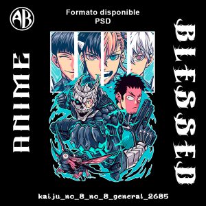 Kaiju No 8 - No 8 General-PSD - SKU2685