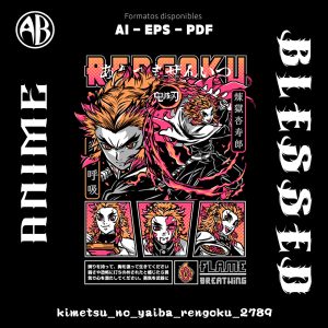 Kimetsu no Yaiba - Rengoku-Vector - SKU2789