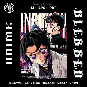 Kimetsu no Yaiba - Shinobu Kanae-Vector - SKU2793