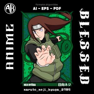 Naruto - Neji Hyuga-Vector - SKU2785