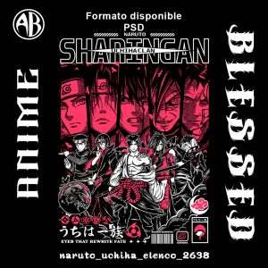 Naruto - Uchiha Elenco-PSD - SKU2638