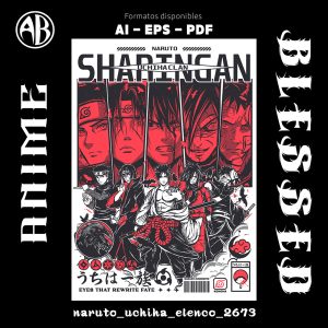 Naruto - Uchiha Elenco-Vector - SKU2673