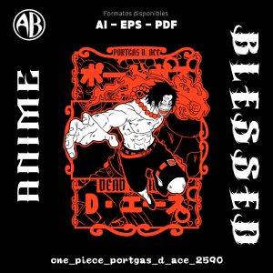 One Piece - Portgas D Ace-Vector - SKU2590
