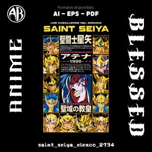 Saint Seiya - Elenco-Vector - SKU2734