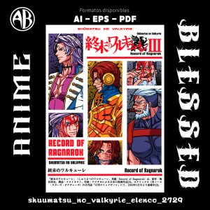 Shuumatsu No Valkyrie - Elenco-Vector - SKU2729