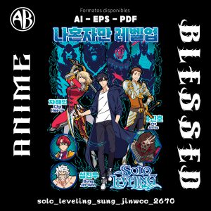 Solo Leveling - Sung Jinwoo-Vector - SKU2670
