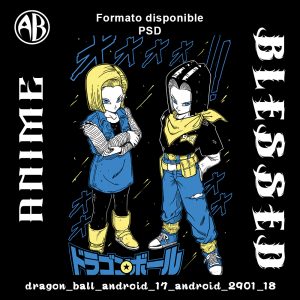 Dragon Ball - Android 17 Android 18-PSD - SKU2901
