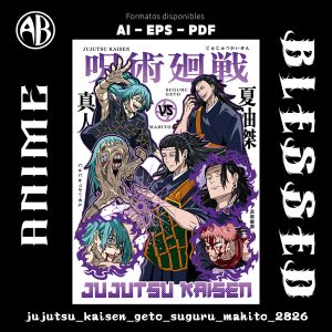 Jujutsu Kaisen - Geto Suguru Mahito-Vector - SKU2826