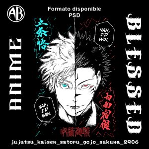 Jujutsu Kaisen - Satoru Gojo Sukuna-PSD - SKU2906