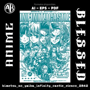 Kimetsu no Yaiba - Infinity Castle Elenco-Vector - SKU2842