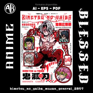 Kimetsu no Yaiba - Muzan General-Vector - SKU2857