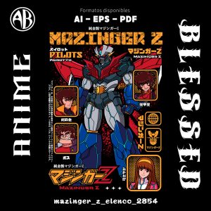 Mazinger Z - Elenco-Vector - SKU2854