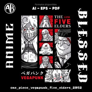 One Piece - Vegapunk Five Elders-Vector - SKU2852