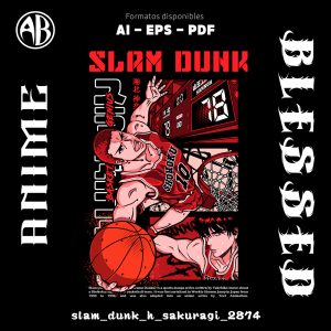 Slam Dunk - H Sakuragi-Vector - SKU2874