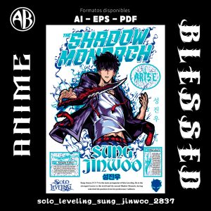 Solo Leveling - Sung Jinwoo-Vector - SKU2837