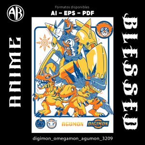 Digimon - Omegamon Agumon-Vector - SKU3209