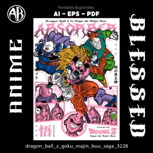 Dragon Ball - Z Goku Majin Buu Saga-Vector - SKU3228