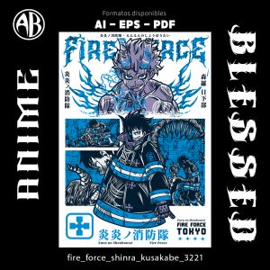 Fire Force - Shinra Kusakabe-Vector - SKU3221