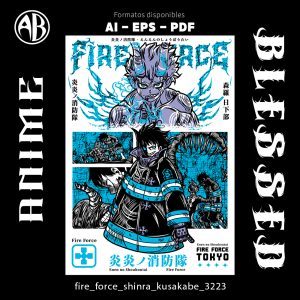 Fire Force - Shinra Kusakabe-Vector - SKU3223