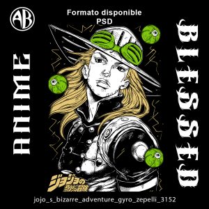 JoJo's Bizarre Adventure - Gyro Zepelli-PSD - SKU3152