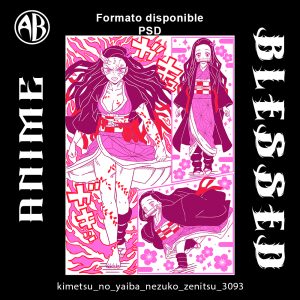 Kimetsu no Yaiba - Nezuko Zenitsu-PSD - SKU3093