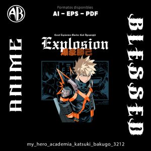 My Hero Academia - Katsuki Bakugo-Vector - SKU3212