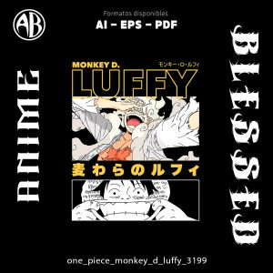 One Piece - Monkey D Luffy-Vector - SKU3199