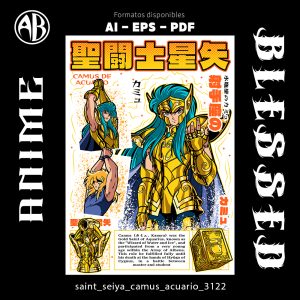 Saint Seiya - Camus Acuario-Vector - SKU3122