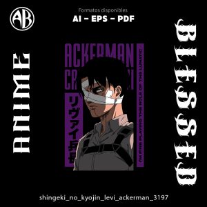 Attack on Titan - Levi Ackerman-Vector - SKU3197