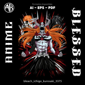 Bleach - Ichigo Kurosaki-Vector - SKU3375