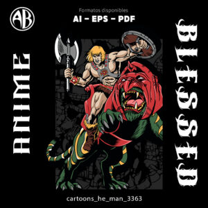 Cartoons - He Man-Vector - SKU3363