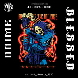 Cartoons - Skeletor-Vector - SKU3330