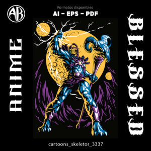Cartoons - Skeletor-Vector - SKU3337