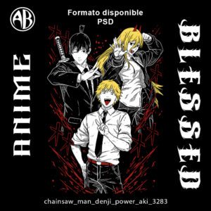 Chainsaw Man - Denji Power Aki-PSD - SKU3283