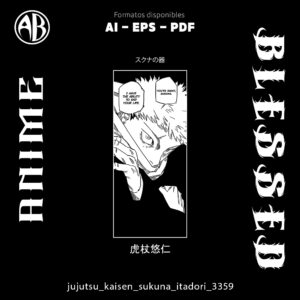 Jujutsu Kaisen - Sukuna Itadori-Vector - SKU3359