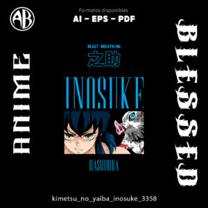 Kimetsu no Yaiba - Inosuke-Vector - SKU3358