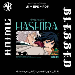 Kimetsu no Yaiba - Sanemi Giyu-Vector - SKU3355