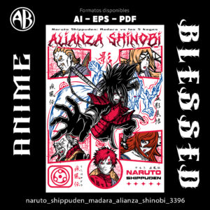 Naruto - Shippuden Madara Alianza Shinobi-Vector - SKU3396
