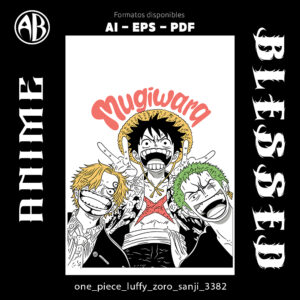 One Piece - Luffy Zoro Sanji-Vector - SKU3382