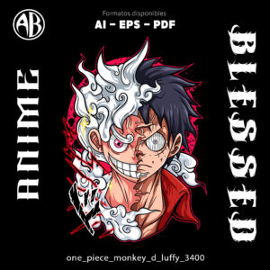 One Piece - Monkey D Luffy-Vector - SKU3400