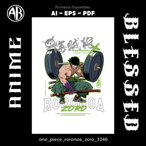 One Piece - Roronoa Zoro-Vector - SKU3346