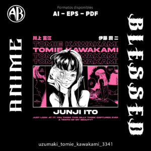 Uzumaki - Tomie Kawakami-Vector - SKU3341