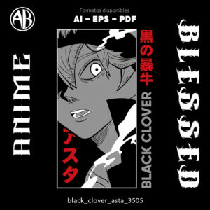 Black Clover - Asta-Vector - SKU3505