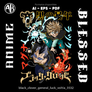Black Clover - General Luck Voltia-Vector - SKU3532