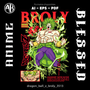 Dragon Ball - Z Broly-Vector - SKU3513