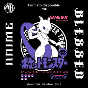 Pokemon - Mewtwo-PSD - SKU3501